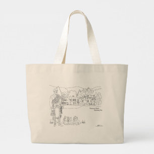 Bolsa Tote Grande Sacola Dalmunzie Castle, Highlander, Westies