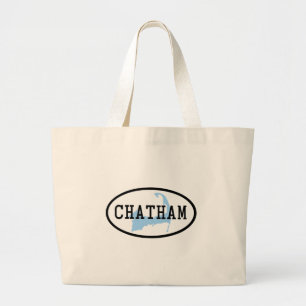 Bolsa Tote Grande Sacola das canvas de Chatham
