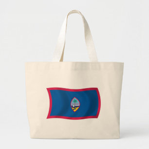 Bolsa Tote Grande Sacola de bandeira de Guam