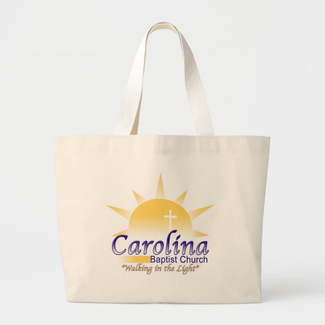 Bolsa Tote Grande Sacola de Carolina (Frente)
