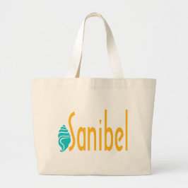 Bolsa Tote Grande Sacola de Florida da ilha de Sanibel