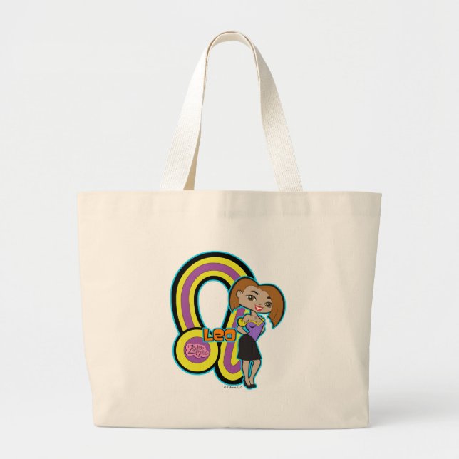 Bolsa Tote Grande Sacola de Leo (Frente)