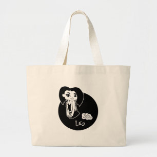 Bolsa Tote Grande Sacola de Leo