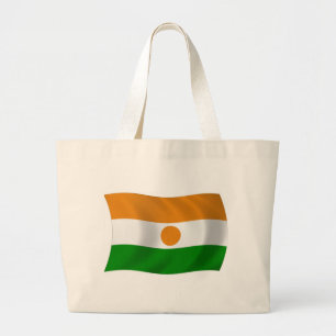 Bolsa Tote Grande Sacola de mão da bandeira do Níger
