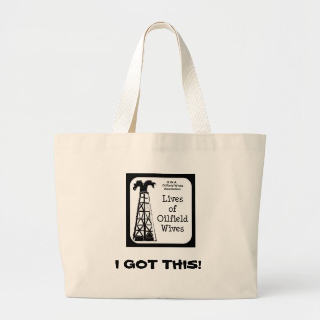 Bolsa Tote Grande Sacola de OWA (Frente)