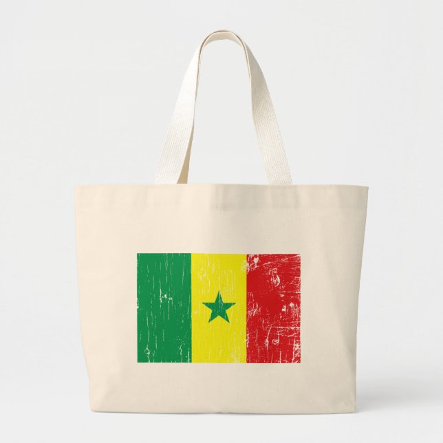 Bolsa Tote Grande Sacola de Senegal (Frente)