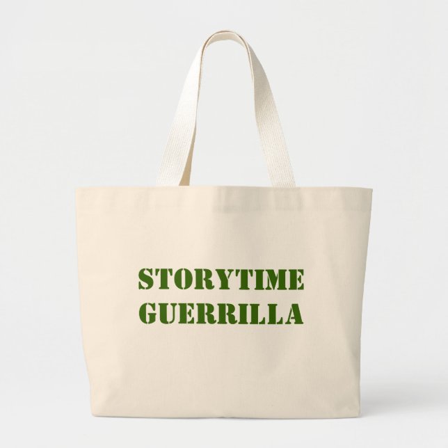 Bolsa Tote Grande Sacola do botão de OG (Frente)