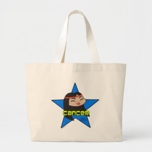 Bolsa Tote Grande Sacola do cancer