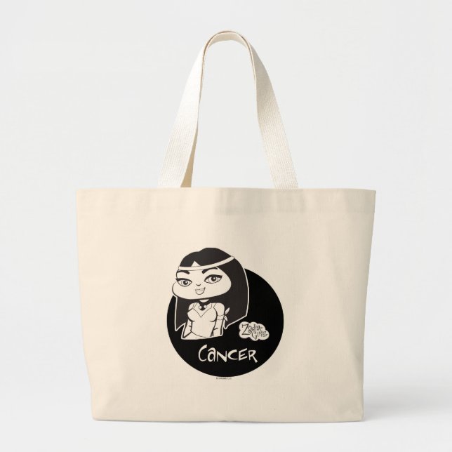 Bolsa Tote Grande Sacola do cancer (Frente)