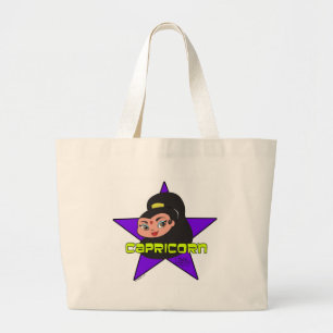 Bolsa Tote Grande Sacola do Capricórnio