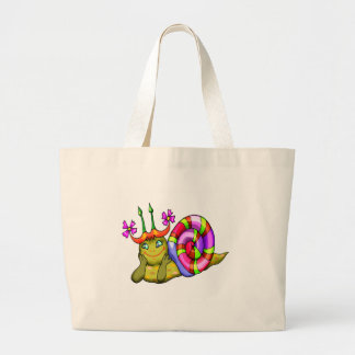 Bolsa Tote Grande Sacola do caracol dos miúdos