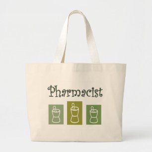 Bolsa Tote Grande sacola do farmacêutico