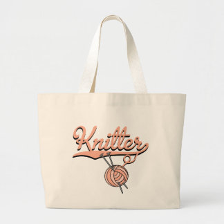Bolsa Tote Grande Sacola do Knitter