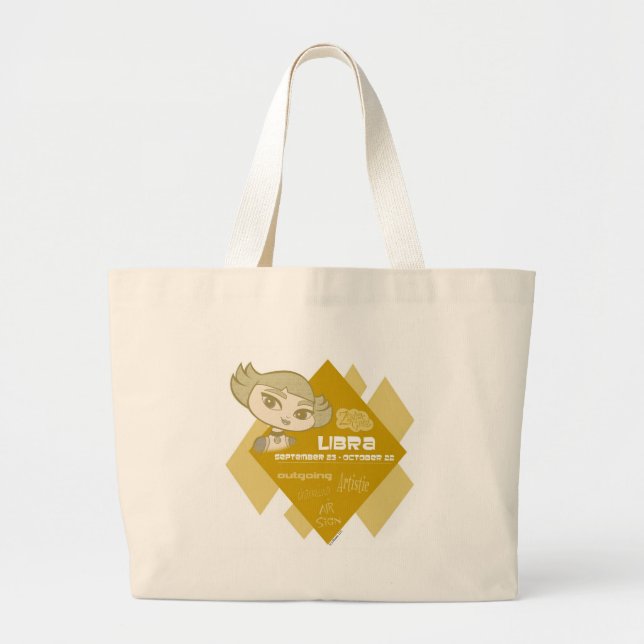 Bolsa Tote Grande Sacola do Libra (Frente)