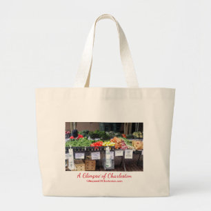 Bolsa Tote Grande Sacola do mercado dos fazendeiros -- Grande