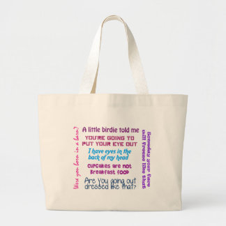Bolsa Tote Grande Sacola do Momism