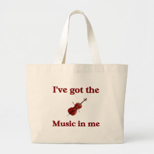 Bolsa Tote Grande Sacola do músico