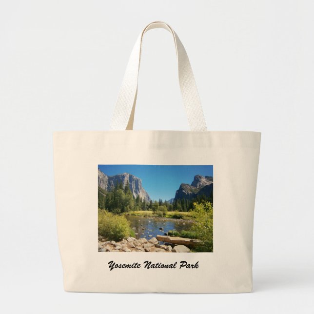 Bolsa Tote Grande Sacola do parque nacional de Yosemite (Frente)