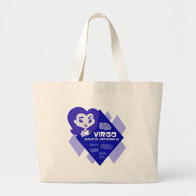 Bolsa Tote Grande Sacola do Virgo (Frente)