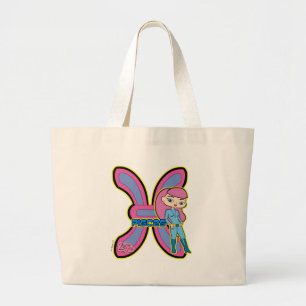 Bolsa Tote Grande Sacola dos peixes