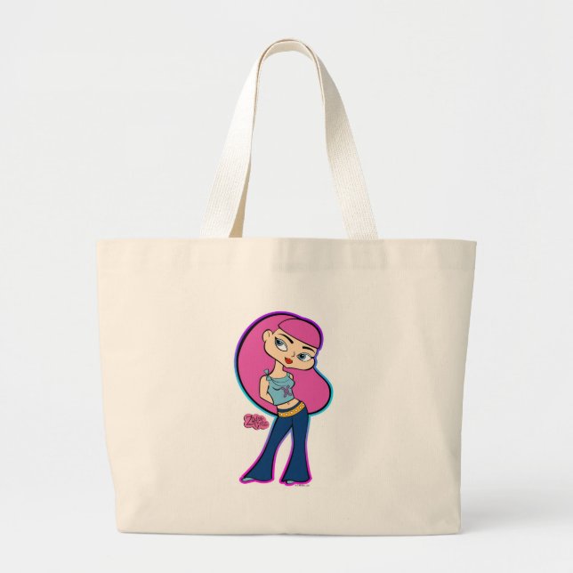 Bolsa Tote Grande Sacola dos peixes (Frente)