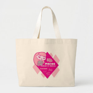 Bolsa Tote Grande Sacola dos peixes