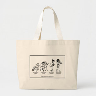 Bolsa Tote Grande Sacola em desenvolvimento do bibliotecário