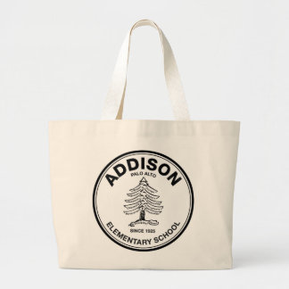 Bolsa Tote Grande Sacola enorme, logotipo preto