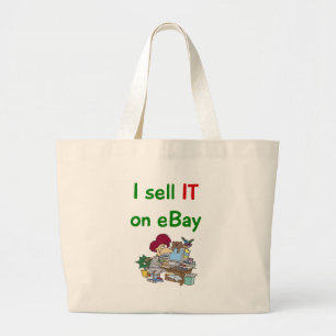 Bolsa Tote Grande Sacola independente de Ebay