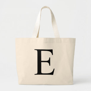 Bolsa Tote Grande Sacola inicial do jumbo de E