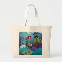 Bolsa Tote Grande Sacola - Lado Selvagem Tropical!
