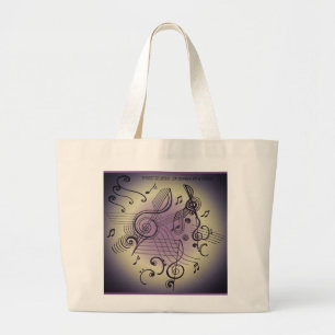 Bolsa Tote Grande Sacola "MUSICAL INSPIRADA"