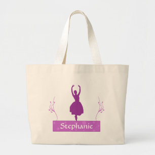 Bolsa Tote Grande Sacola personalizada bailarina