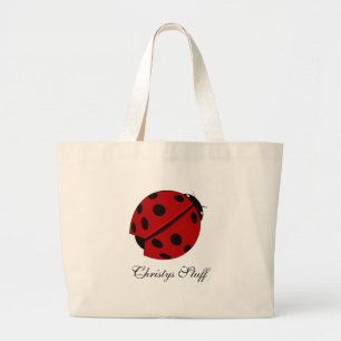Bolsa Tote Grande Sacola personalizada do joaninha