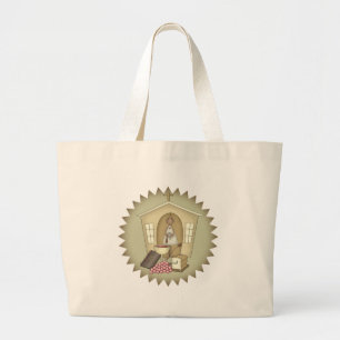 Bolsa Tote Grande Sacola religiosa da igreja dos miúdos