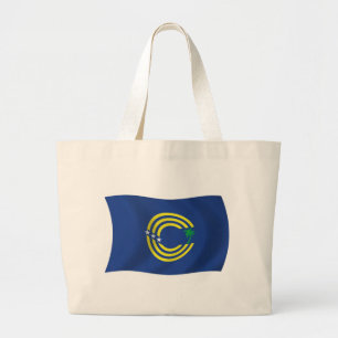 Bolsa Tote Grande Sacola Tote Bandeira de Tokelau