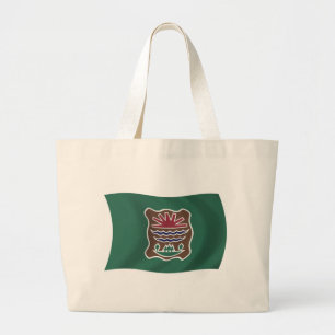 Bolsa Tote Grande Sacola Tote da Bandeira da Tribo Abenaki