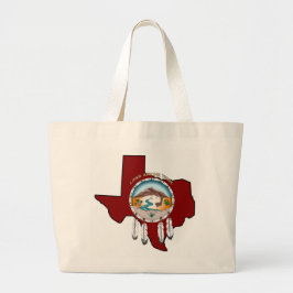 Bolsa Tote Grande Sacola tribal do jumbo de Texas do protetor