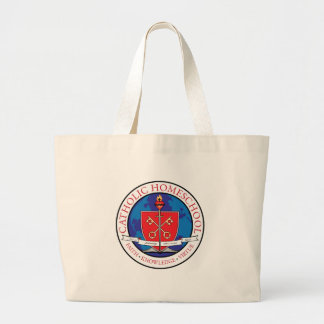 Bolsa Tote Grande Sacolas católicas da crista de Homeschool