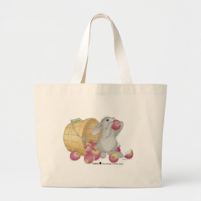 Bolsa Tote Grande Sacolas de HappyHoppers® (Frente)