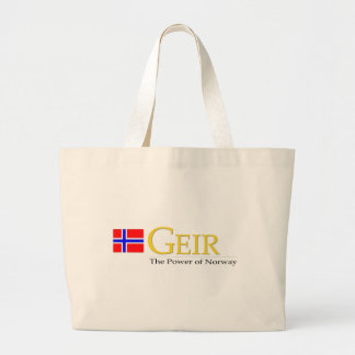 Bolsa Tote Grande Sacolas do logotipo de GeirPower