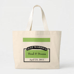 Bolsa Tote Grande Sacolas feitas sob encomenda do casamento