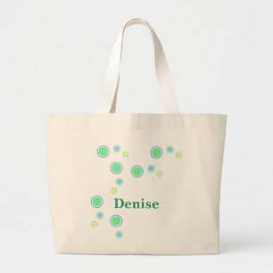 Bolsa Tote Grande Sacolas personalizadas com nomes