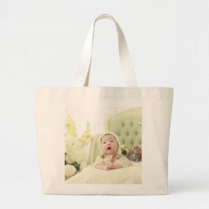 Bolsa Tote Grande sacos de toques de bebê