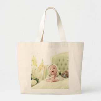 Bolsa Tote Grande sacos de toques de bebê