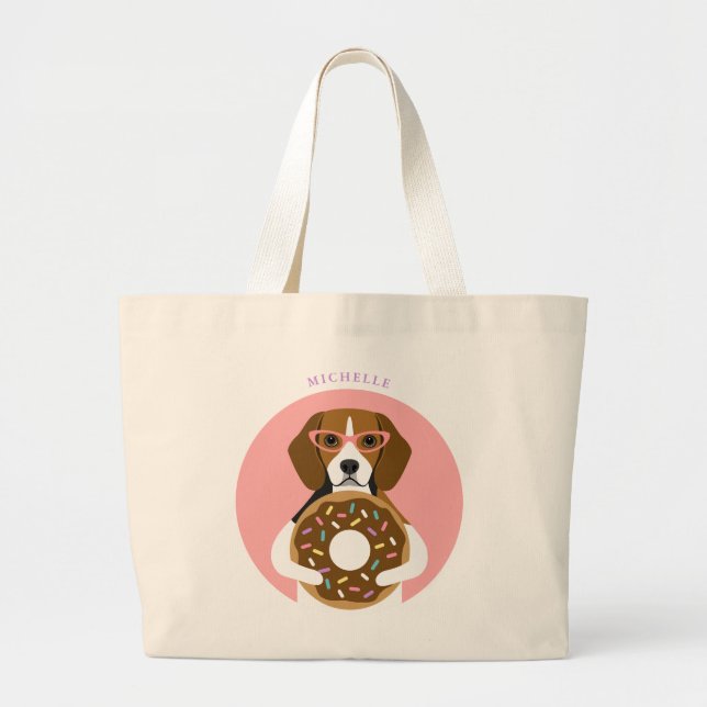 Bolsa Tote Grande Sacos de Tota de Cachorro (Frente)