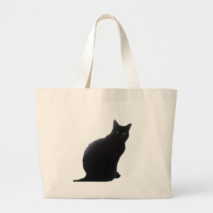 Bolsa Tote Grande Salgueiro o gato preto