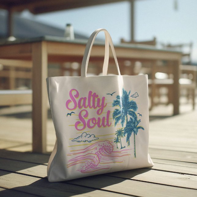 Bolsa Tote Grande Salty Soul (Criador carregado)
