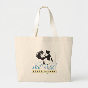 Bolsa Tote Grande Salvamento azul do pugilista de Ridge