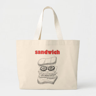 Bolsa Tote Grande Sanduíche